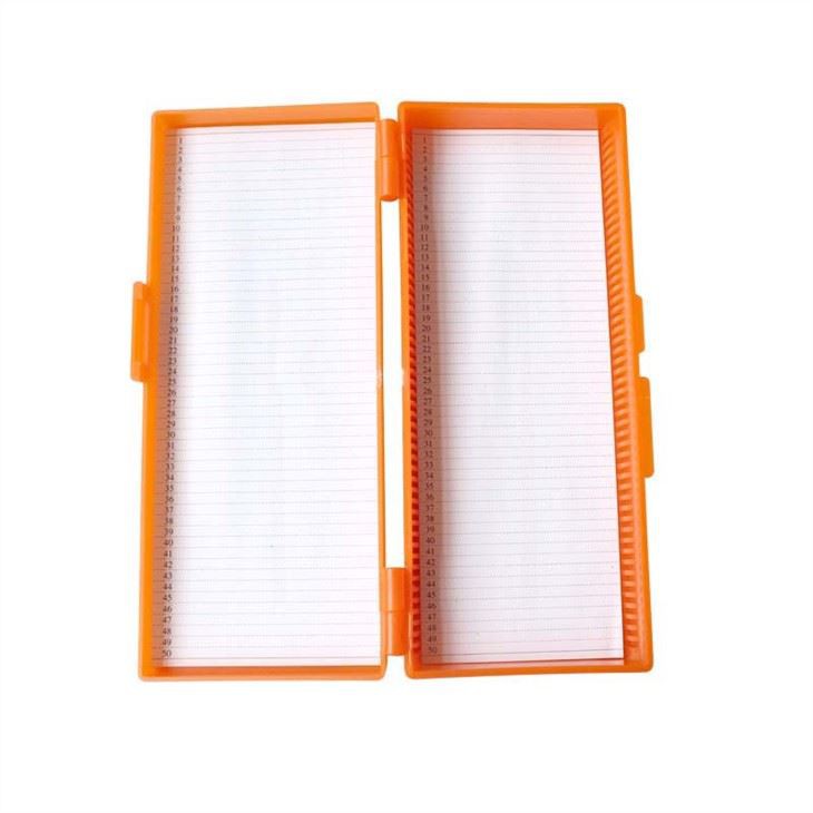 20 Place Slide Tray For Microscope Slide Storage Without Cover