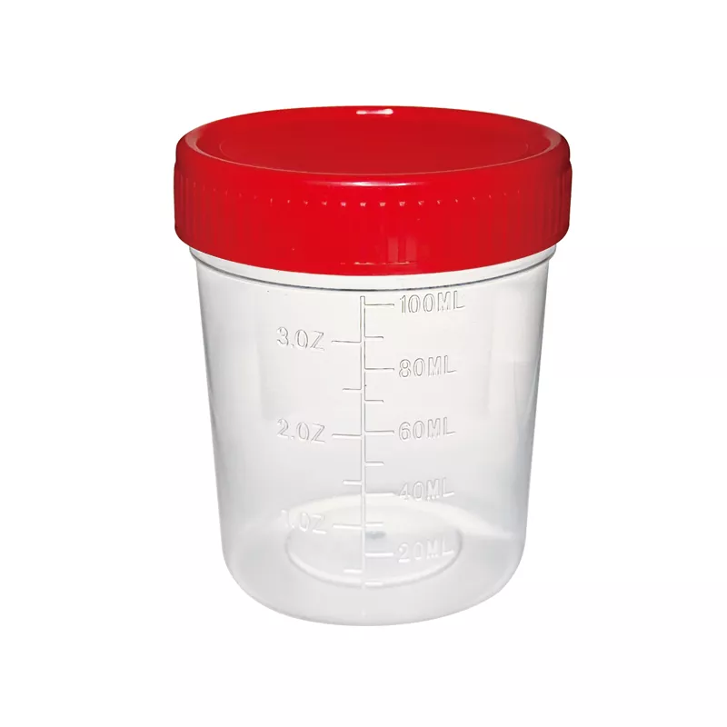 Medical Consumables 30ml 40ml 60ml 120ml Sterile Urine Specimen Cup Stool Collection Container