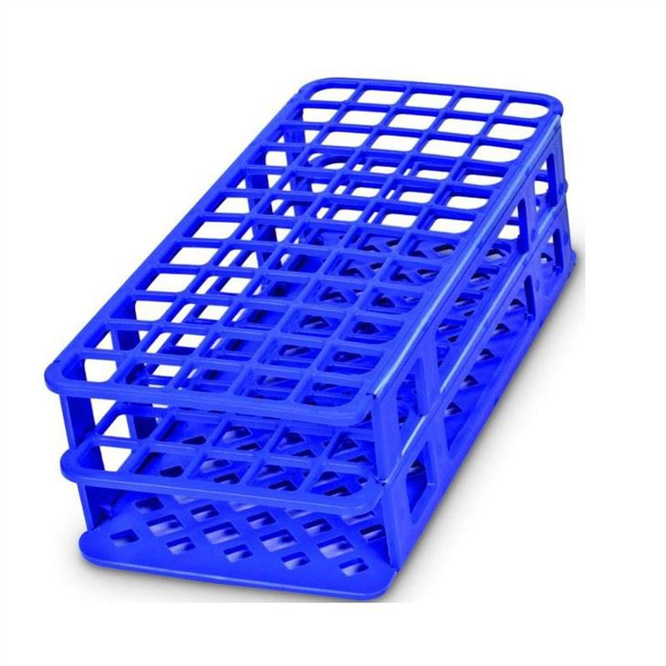 Blue Orange Color 40well 60well 90well Plastic Test Tube Rack