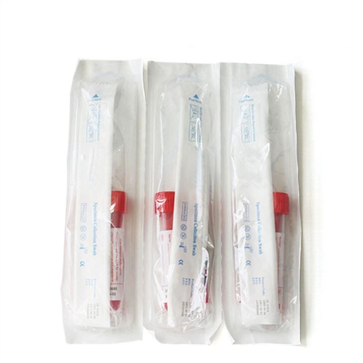 Medical Disposable Inactivated 10ml Vtm Tube Swab With Individual Packing