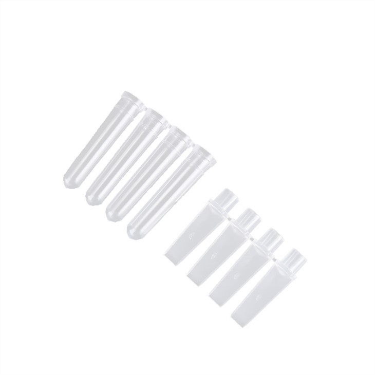 Transparent Polypropylene Micro Centrifuge DNase & RNase Free 0.1ml 4PC Strip PCR Tube